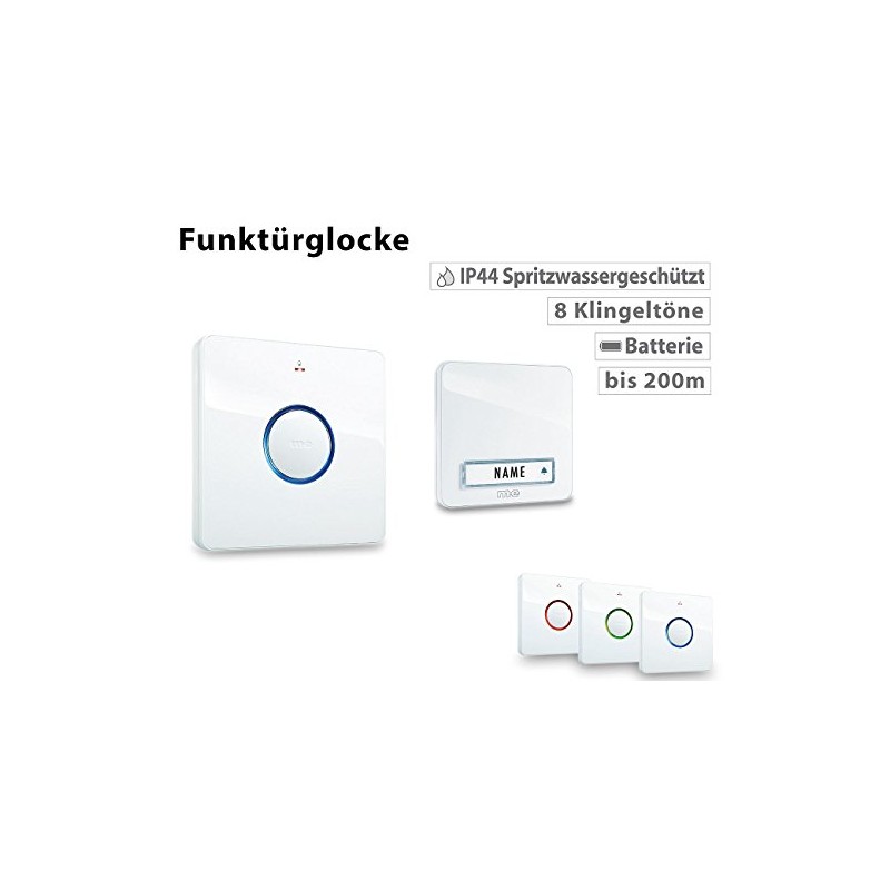 m-e modern-electronics FUNK-T RGLOCKE 1-FAMILIEN-HAUS BELL-231