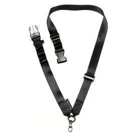 Golifyne 25mm Crossbody Handyband zum Umhängen | Handykette Breit für Sichere Halterung | Outdoor, Reise, Unterweg Umhängeband + 2 Stück Pad für alle Smartphone (ohne Hülle) - Schwarz