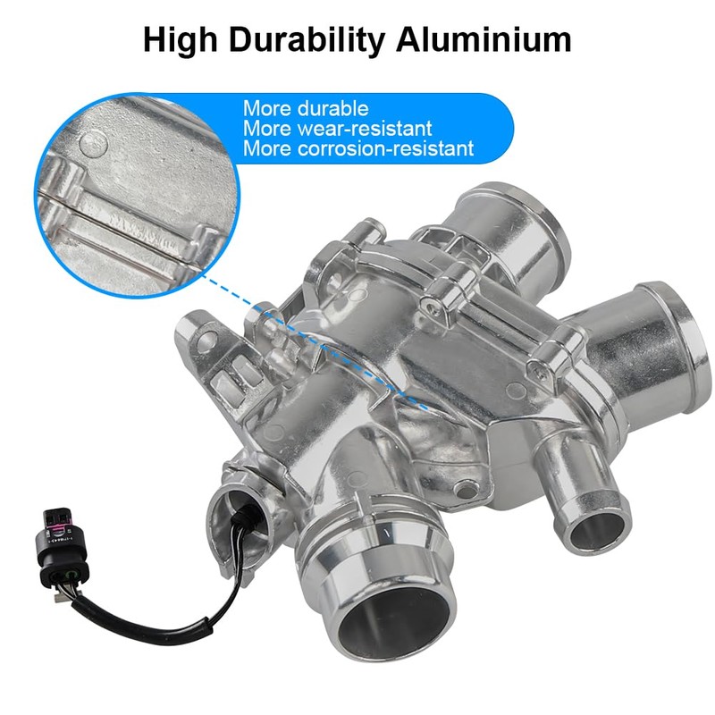 WMPHE Aluminium Engine Coolant Thermostat Housing Compatible with 2014-2019 Land
