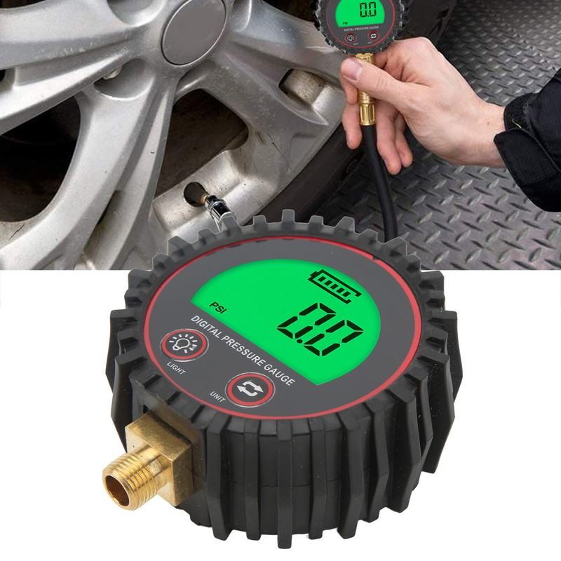 Digital Pressure Gauge Large LCD Display Fast and Accurate Reading