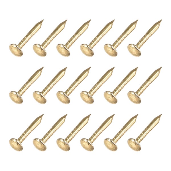 METALLIXITY Small Nails (1.2x10mm) 200pcs, Carbon Steel Tiny Hardware Nails