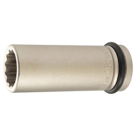 TONE Impact Long Socket (12-point) 6NW-26L100 Drive Size 19.0mm (3/4") Hex Width 26mm