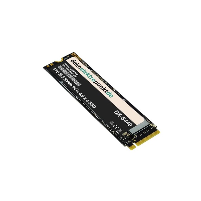 dekoelektropunktde 1TB M.2 NVMe Gen4 SSD Hard Drive Suitable for