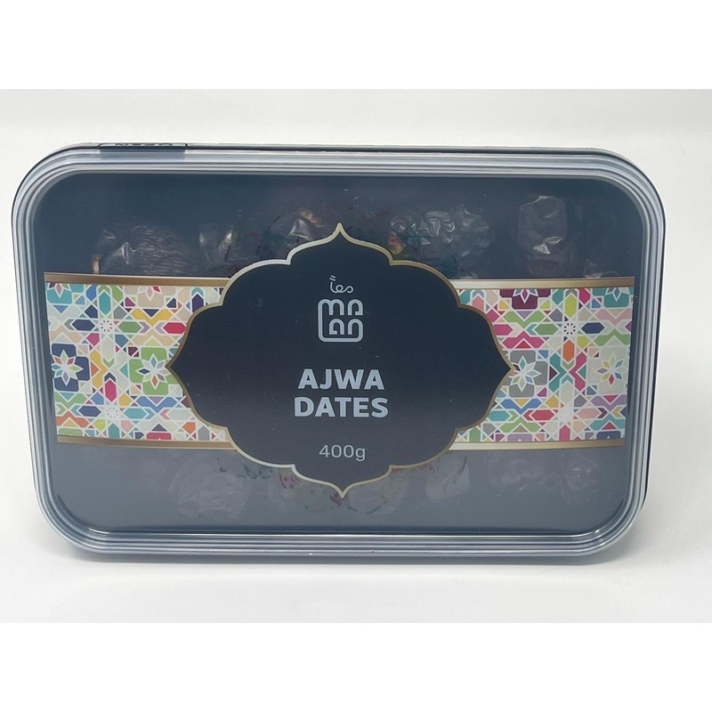 MAAN Al Ajwa Dates 400g Premium Quality Imported from Madina,