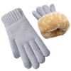 Hopsooken Winter Gloves for Women Touchscreen Warm Thermal ladies Wool