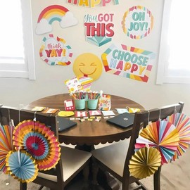 Happy Day Bb Cutouts - 48 Pieces - Educational and Learning Activities for Kids