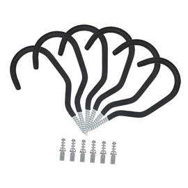 Operitacx 6pcs Heavy Duty Garage Bike Hooks Screw in Bicycle Hangers with Expansion Tubes for Secure Storage and Organization of Bikes and Larger Items in Your Garage