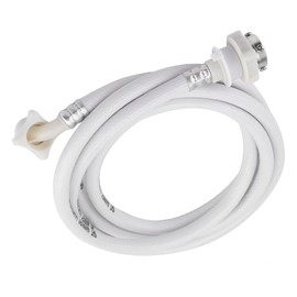 Home Appliance Parts, Brand New Inlet Hose for Automatic Washing Machine, PVC, Flexible,Easy Installation, 2m White (2 Meters) (3 Meters)