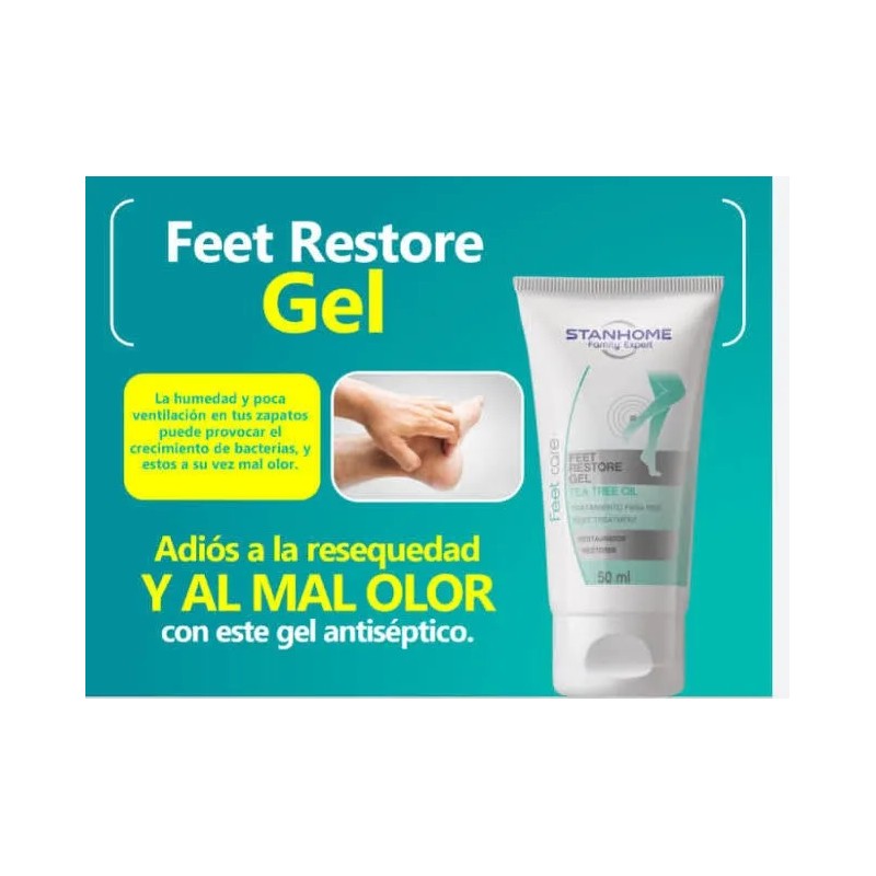 Gel Para Pies Reparador Talón Agrietado Hongos Olor Stanhome