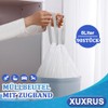 XUXRUS 8L Bin Liners with Drawstring Rubbish Bags Small Handles