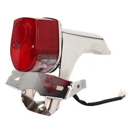 Motorcycle Tail Light Mount License Bracket, Clear Visibility 84701 098 000 Tail Light with Plate Bracket for DAX ST50 ST70 CT50 CT70