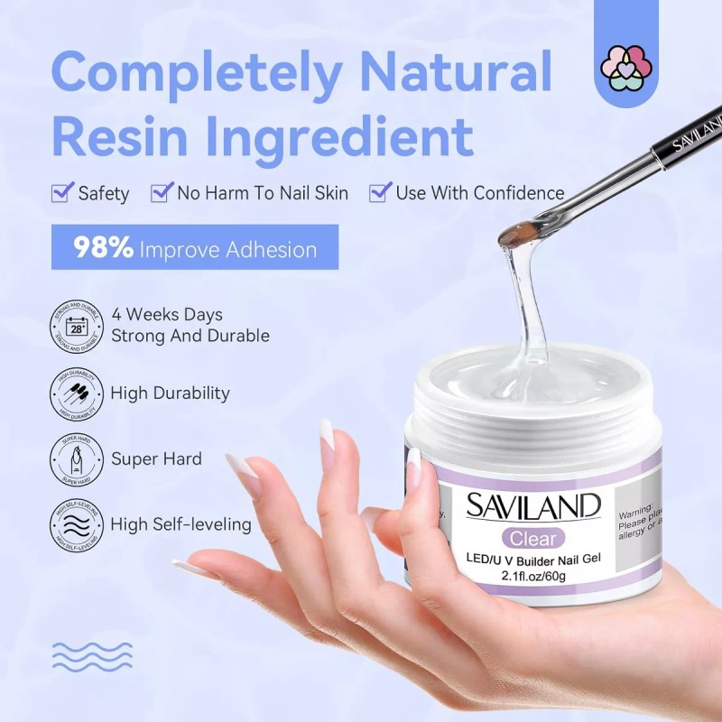 Saviland Kit De Gel De Uñas De Saviland Builder -