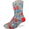 Good Luck Sock Men's Medical Doctor and Nurse Socks, Big