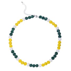 COGU Baseball Ice Necklace (OAK_Green/Yellow/White)