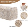 sourcing map 2Pcs Stretch Armrest Covers, Polyester Jacquard Soft Couch