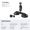SMALLRIG 2-in-1 Dual Magnetic Suction Cup Mount for Gopro, Car