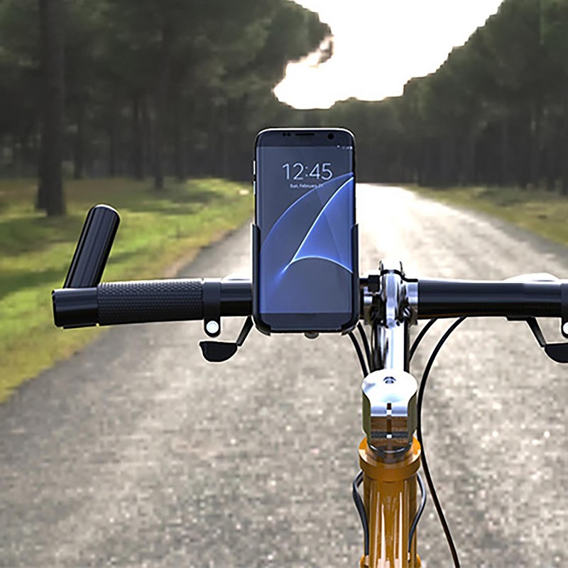 Phone Holder Motorcycle Handlebar Mobile Phone Support Aluminum Alloy 360