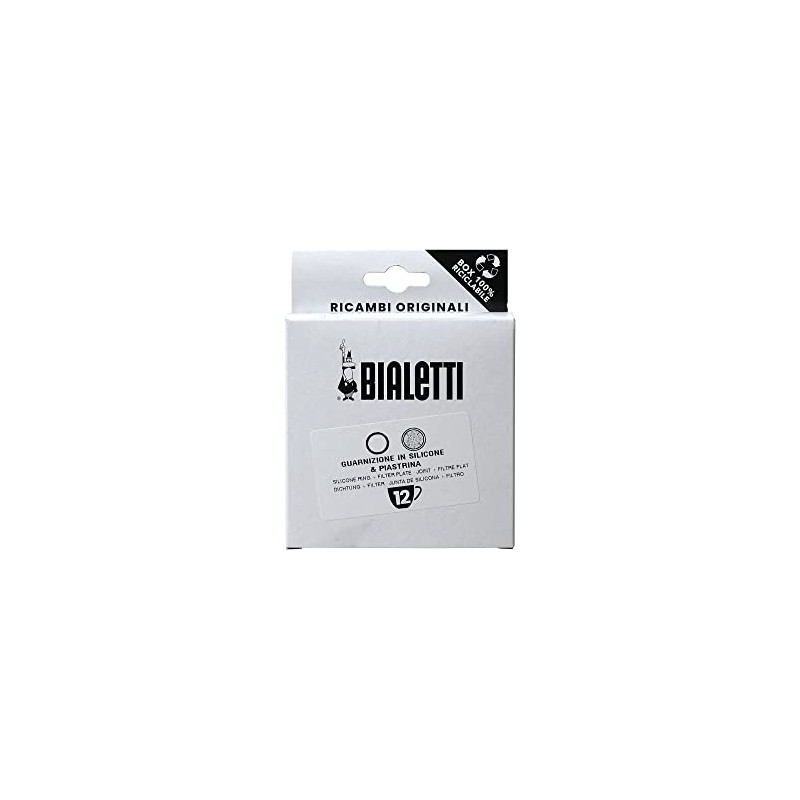 Bialetti - Spare Parts, 1x Silicon Gasket + 1x Filter