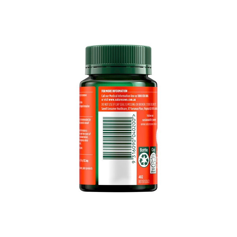 Nature's Own Zinc + C Chewable 60 Tablets