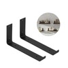 Shoze 2 Pcs Shelf Brackets 23.2cmx11cm Heavy Duty Shelf Bracket