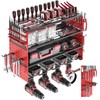 ODSNANIE Power Tool Organizer Wall Mount, 4 Layers Tool Storage