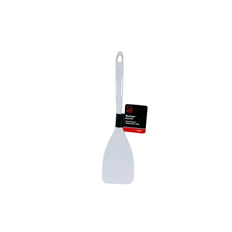 Chef Craft Basic Melamine Spatula/Turner, 11.25 inch, White