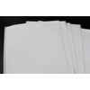 Pack of 50 White Tile Stickers for Bathroom and Kitchen