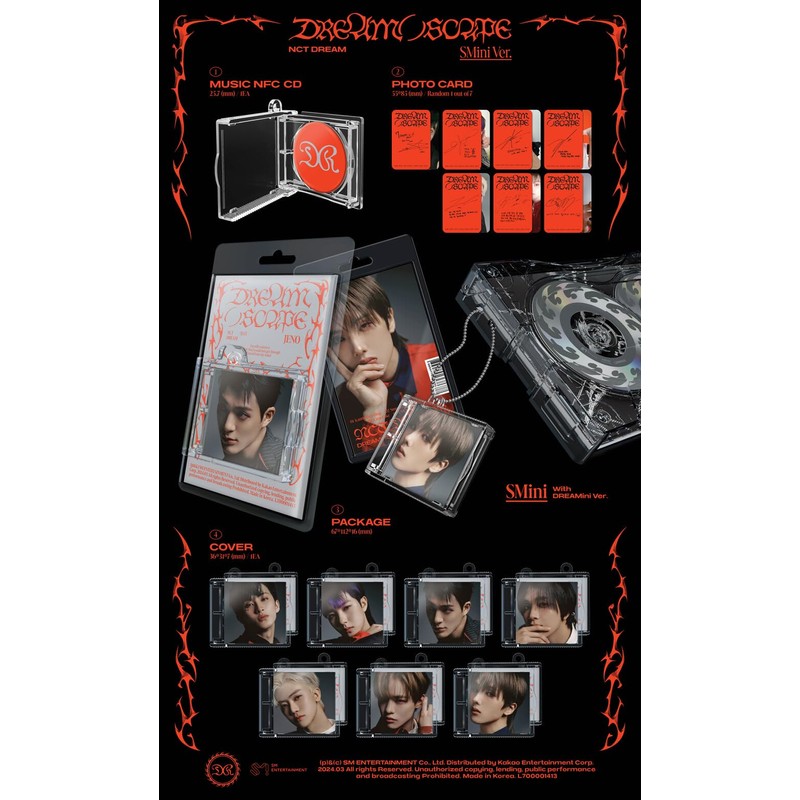 NCT Dream Dream() Scape 5th Mini Album Case+Photocard+Contents+Tracking Sealed (SMini