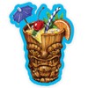 Tiki Drink - 8" Vinyl Sticker - for Car Laptop