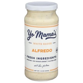 Yo Mamas Foods Classic Alfredo Sauce 16 oz (Pack of 6)