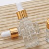 2 Pcs 50ml Clear Eye Dropper Bottles for Essential Oils