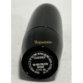 Lancôme Lancome Color Design Lipstick 181 RED STILETTO (Cream) Full Size 4g