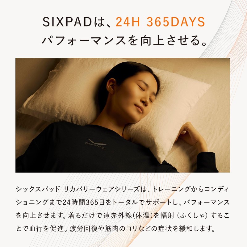 SIXPAD Official Store Limited Six Pad Recovery Wear Sleep (Top,
