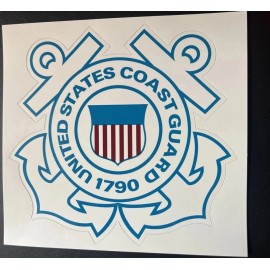 Auto Drive United States Coast Guard Decal  Sticker Car Laptop Auto Window Sticker