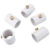 Mornajina 20 Packs 1/2" PVC Misting Nozzles Coupling with Brass