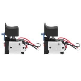 2PCS Electric Drill Switch Speed Control Switch Fixed Gear Speed Regulation Power Tool Switch 7.2-24V 16A DC Universal Switch 0761 for Hand Electric Drill