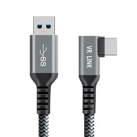 SOTHENG VR Link Cable Compatible with Meta/Oculus Quest 3/2/1/Pro Accessories and PC/Steam VR, High Speed Data Transfer & Durable Nylon Braided, USB to USB C Cable for VR Headset and PC Gaming
