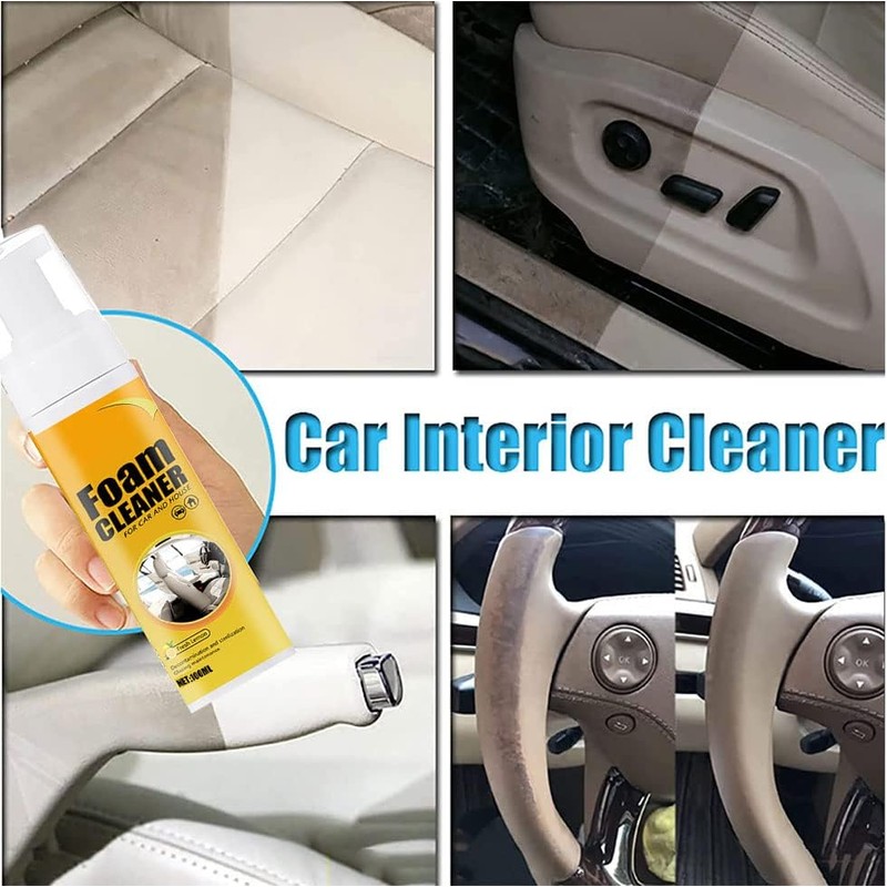 AQISI 2PCS Multipurpose Foam Cleaner Spray,All-Purpose Household Cleaners for Car