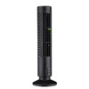 Bladeless Tower Fan, Quiet Portable Desk Fan with 2 Speeds,