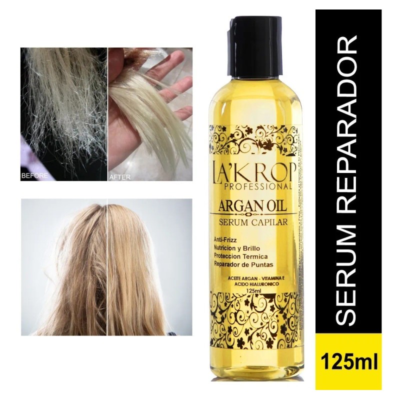 Shampoo Sin Sulfato 500ml Serum Capilar Reparador 125ml Kit