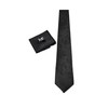 Tie Set with Paisley Pocket Square and Cufflinks for Men