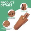 2PCS Leather Sheath for Scissors,Pliers Holder, Garden Pruner Sheath, Belt