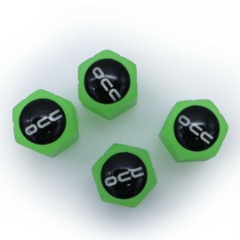 Occ Sport Valve Caps OCCLEV002 ABS (Acrylonitrile Butadiene Styrene Copolymer) Multi-Coloured