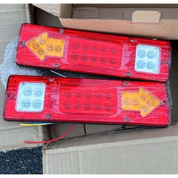 Unbranded Utility trailer LED Tail light kit Stop Rear Reverse