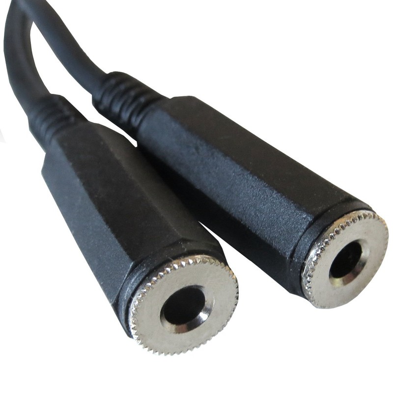 keepdrum YC003 Y-Adapter Mini Jack Splitter Cable 3.5 mm Male