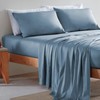 SLEEP ZONE Twin Sheets, 100% Viscose Derived from Bamboo, Silky