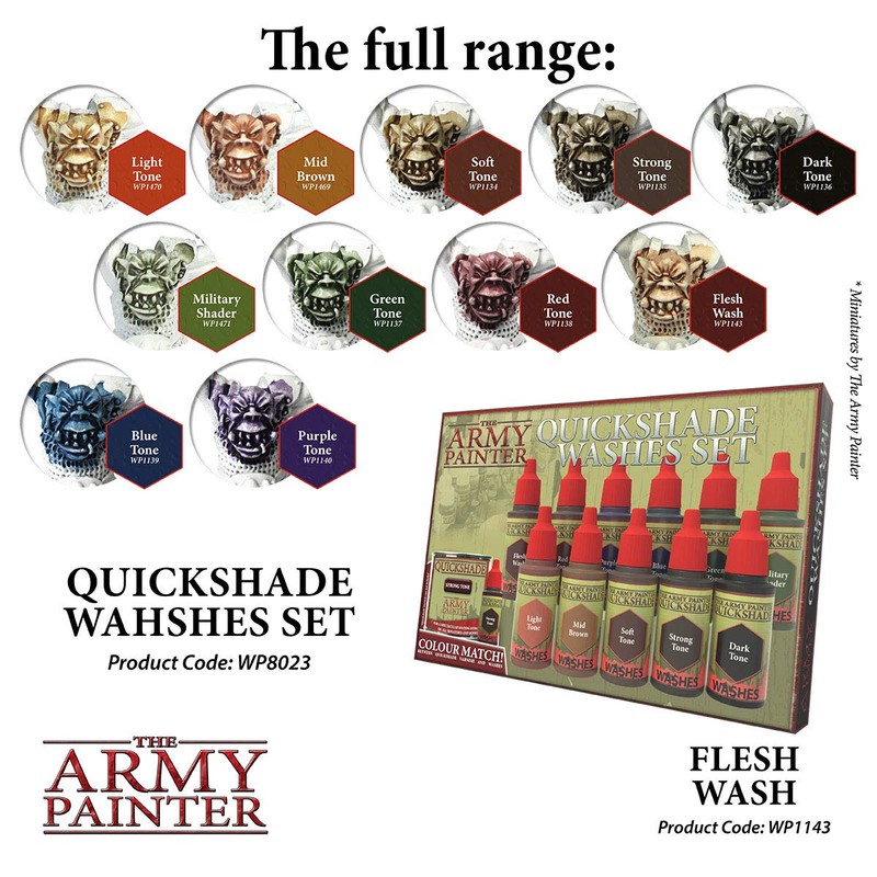 The Army Painter Flesh Wash - Quickshade Wash - Non-Toxic