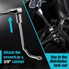 DURATECH Pro Distributor Clamp Wrench Set, SAE, 2-Piece, 1/2" &