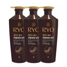Sellerhub [셀러허브]려 홍진단 홍삼 모발영양 샴푸 820ml x3 (S29988844) Seller Herb Red Ginseng Hair Nutrition Shampoo 820ml x3 [Single]