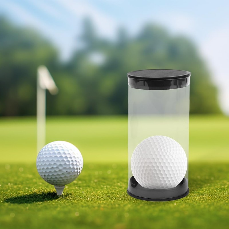 TWZKXC 4 Pack Clear Tube Golf Ball Storage Case, 2